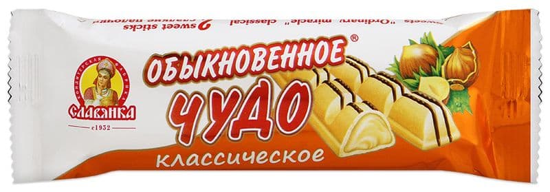 Батончик Обыкновенное чудо классич. 40г Славянка