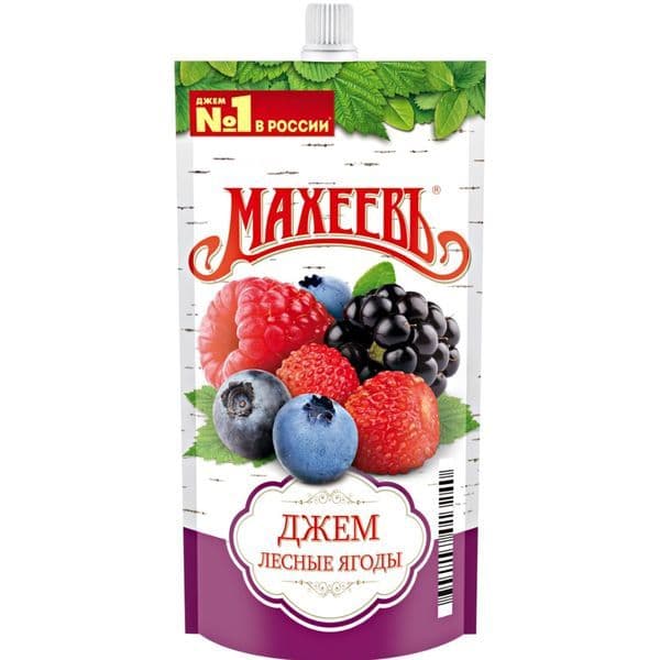 Джем Лесные ягоды 300г м/у с доз Махеев
