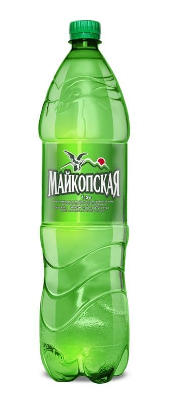 Вода минеральная Майкопская 1,5л газ пэт ЛФМ Майкопская