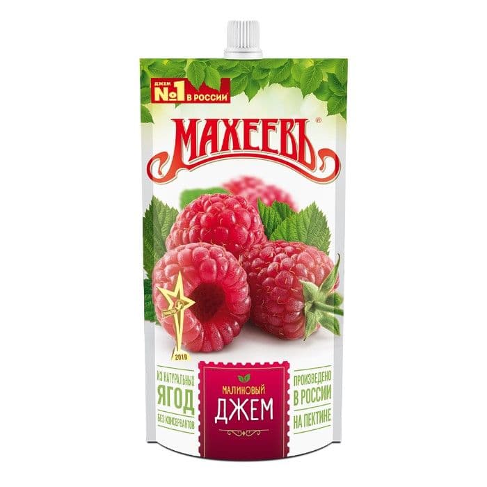 Джем Малиновый 300г м/у с доз Махеев