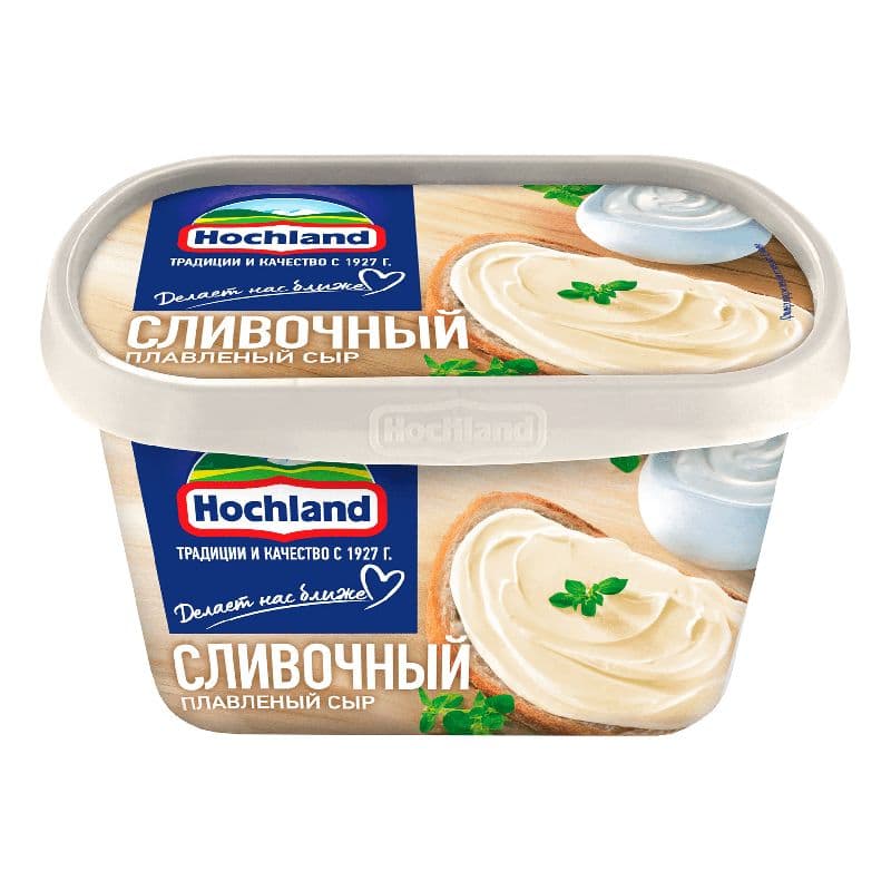 Сыр плавленый Хохланд 400г сливочный 55% БЗМЖ