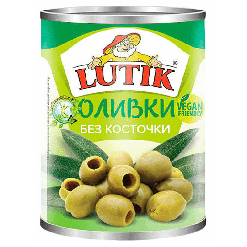 Оливки Лютик 280г б/к