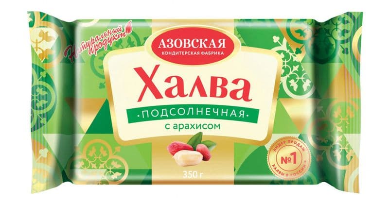 Халва с арахисом 350г Азов