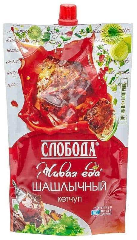Кетчуп Слобода Шашлычный 320г м/у