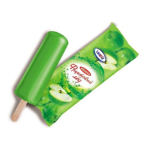 Фруктовый лед Яблоко 80г Иней /33