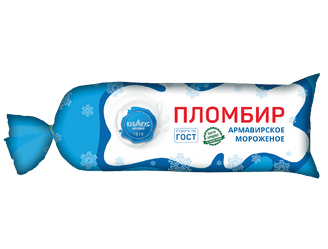 Мороженое Пломбир в пакете 1 кг Кубарус
