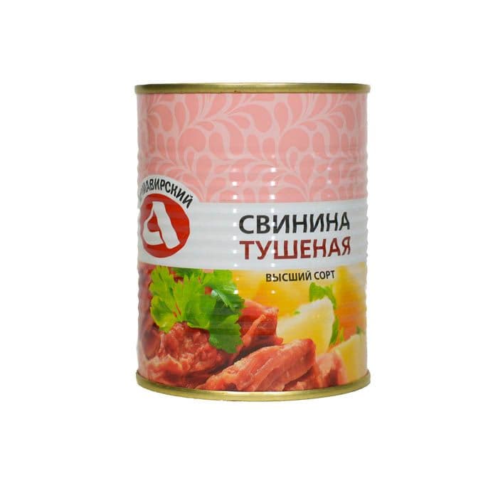 Свинина тушеная в/с 338г АМКК