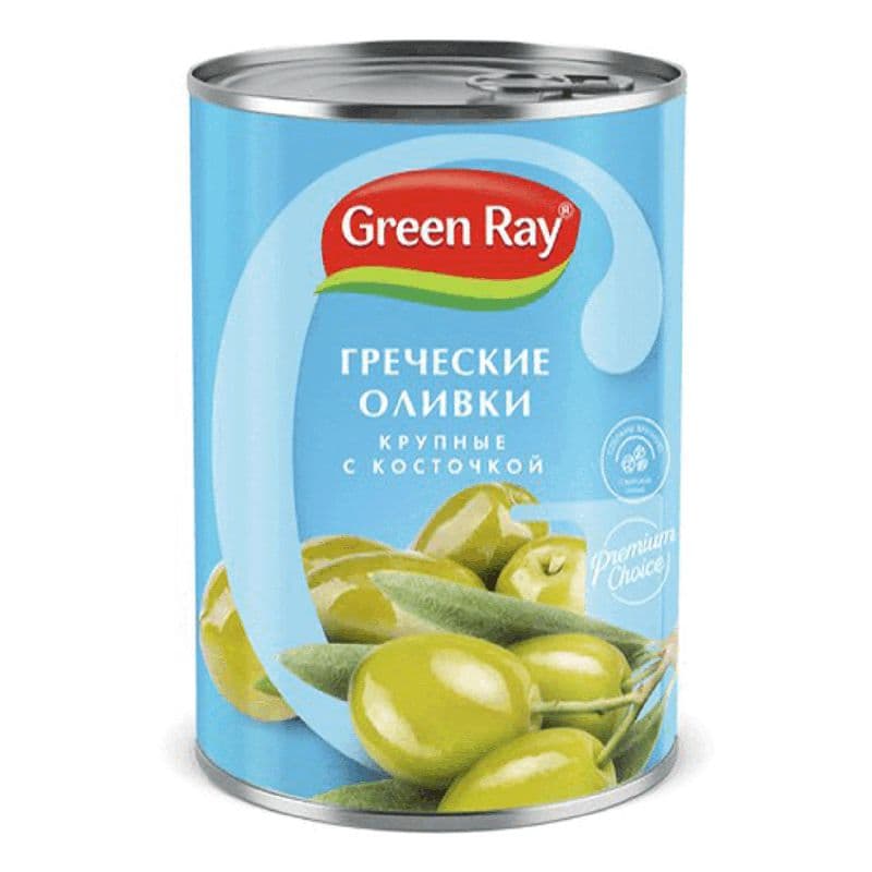 Оливки ГринРей Гигант 425г ж/б с/к