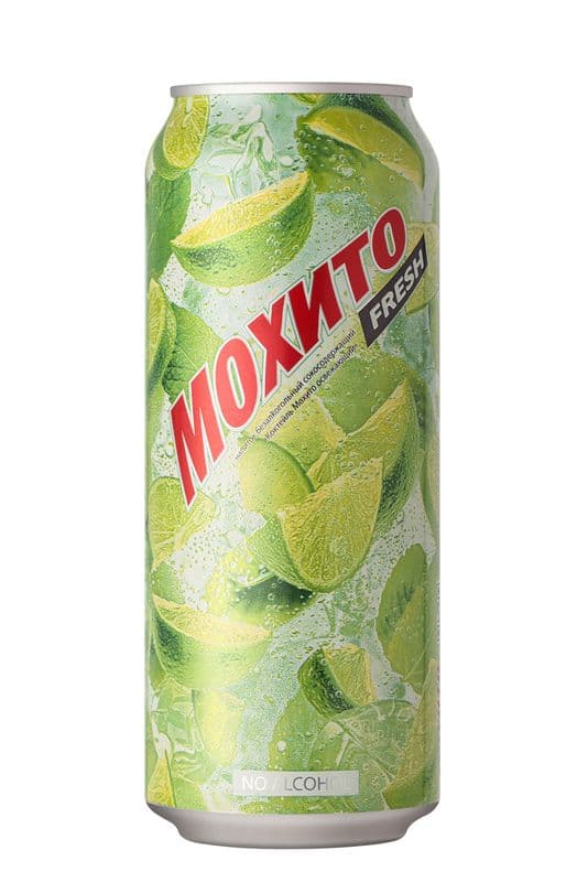 Газ.вода Коктейль Мохито освеж.0,45л ж/б Очаково