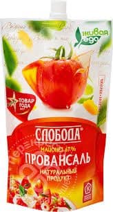 Майонез Слобода провансаль 67% 230мл(200мл) с доз.