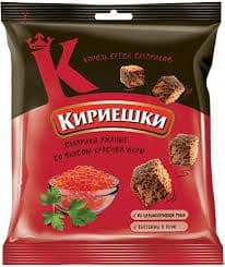 Сухарики Кириешки ржаные красная икра 40г