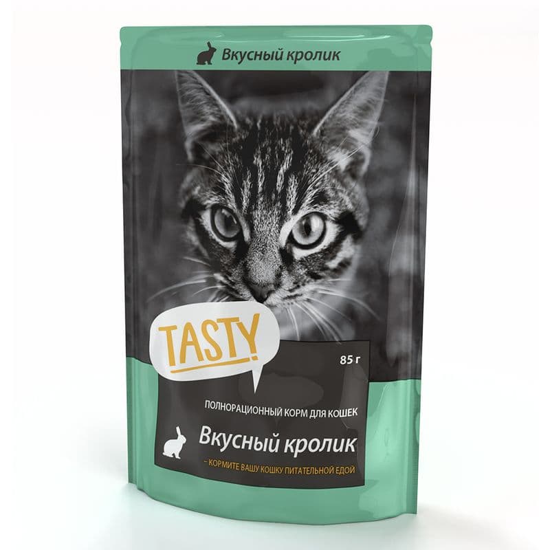 Тести кэтс с кроликом 85г*28 м/у