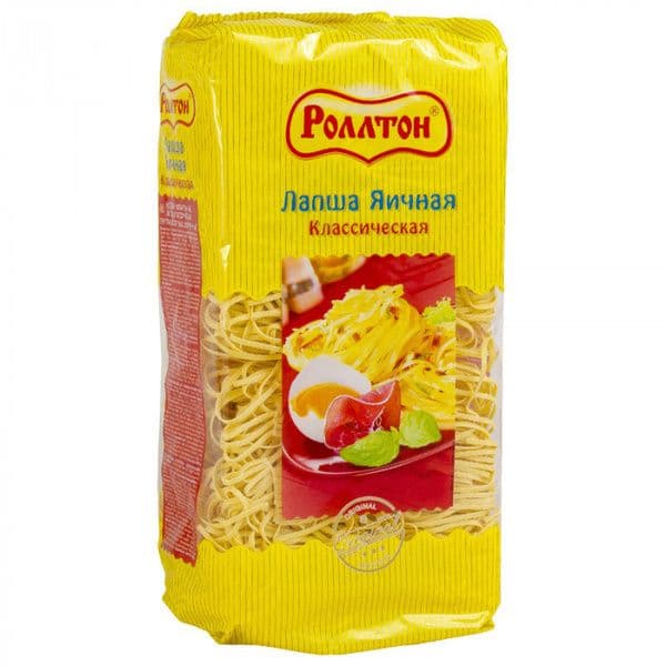 Лапша Роллтон яичная 400г