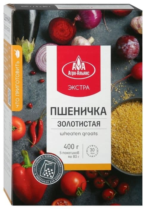 Крупа Пшеничка 80г*5пак. Агро-Альянс