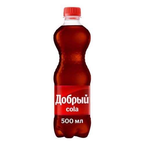 Газ вода Добрый Кола 0,5 пэт