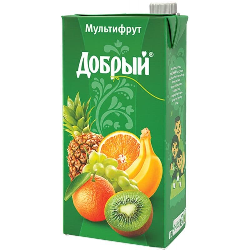 Нектар Добрый мультифрукт 2л.