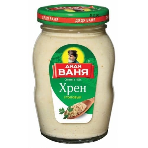 Хрен столовый 140г*10 с/б Дядя Ваня