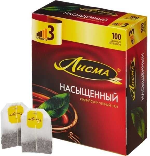 Чай Лисма насыщенный 100пак