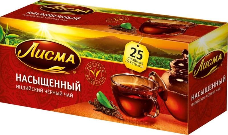 Чай Лисма насыщенный 25пак
