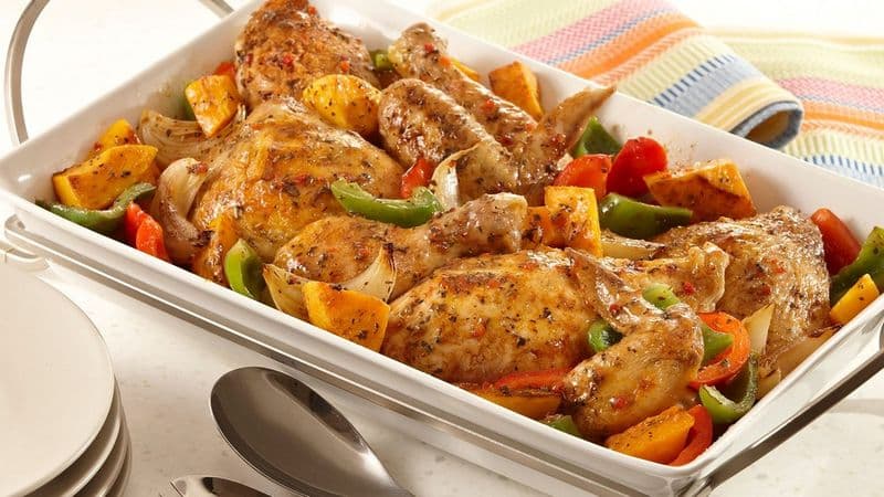 Куриное филе с овощами вес ЛЭНД