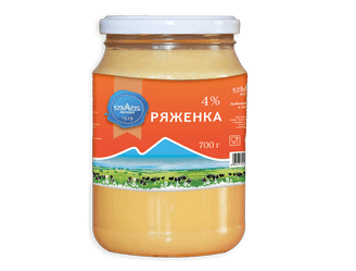 Ряженка 4%  700г с/б БЗМЖ Кубарус