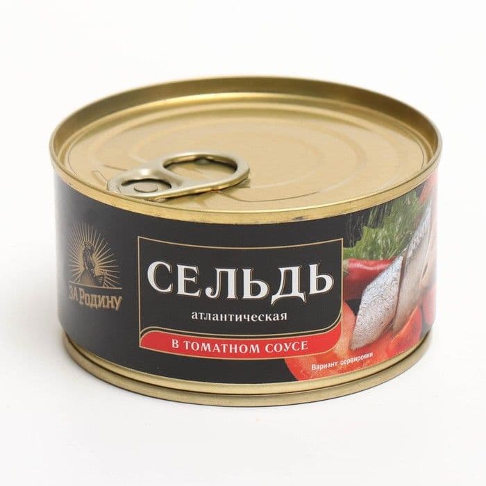 Сельдь в т/с 185г с/к За Родину ГОСТ