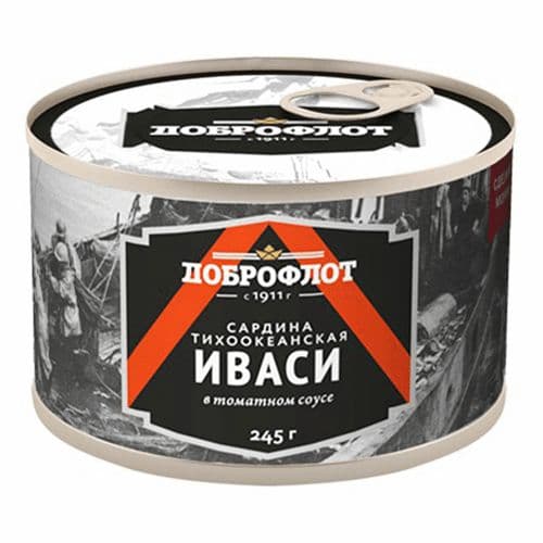Сардина Иваси в том.соусе 245г с/к Доброфлот