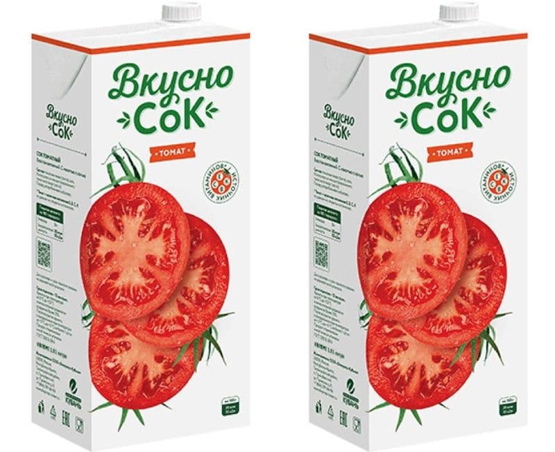 Напиток сокосод. ВкусноСок Томатный 1,93л