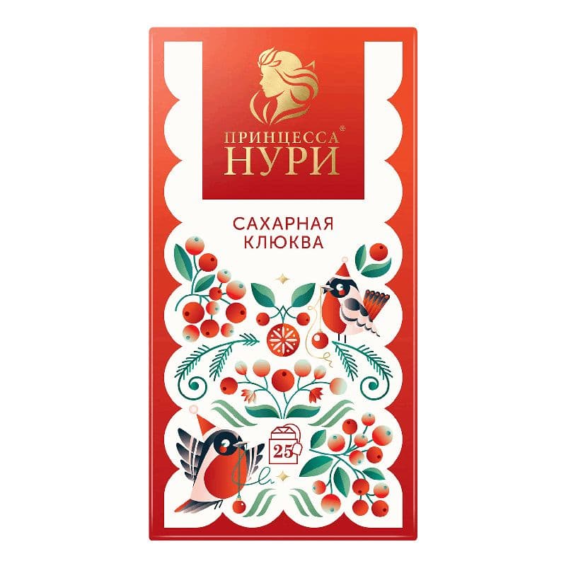 Чай Нури Клюква сахарная 25пак.