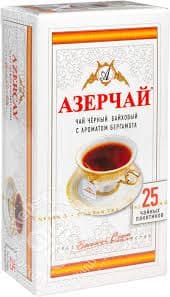 Чай Азерчай черный с бергамотом 25пак б/конверта