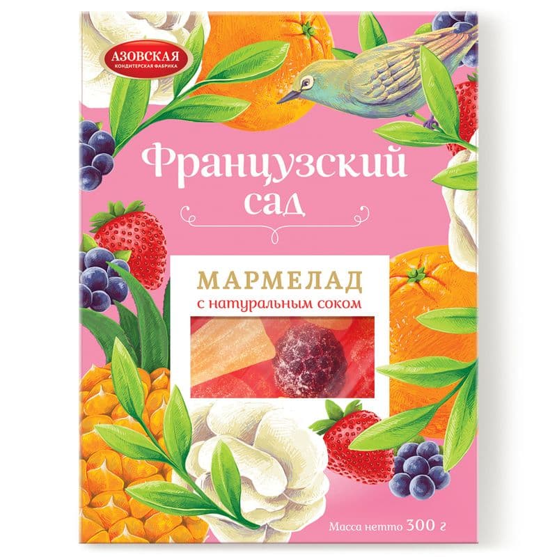 Мармелад Французский сад 300г Азовская КФ