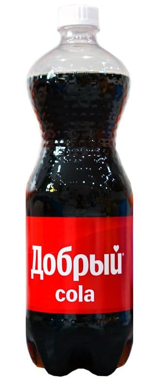 Газ вода Добрый Кола 1л пэт