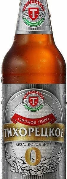 Пиво Тихорецкое Безалкогольное светл фильтр 0,45л с/б