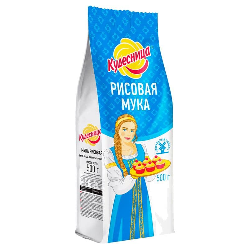 Мука рисовая 500г Кудесница