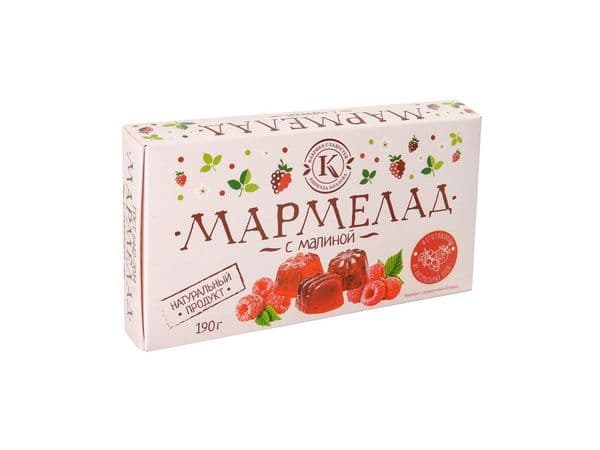 Мармелад с Малиной 190гр Фабрика Сладостей