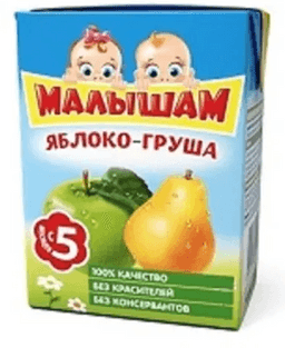 Нектар Малышам яблоко груша неосветленный 200мл Фрутоняня