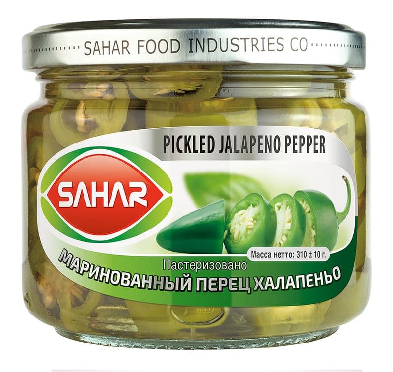 Перец Халапеньо маринованный 550г ЭкоПродукт
