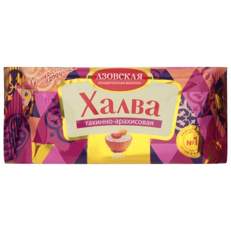 Халва тахино-арахисовая 250г Азов