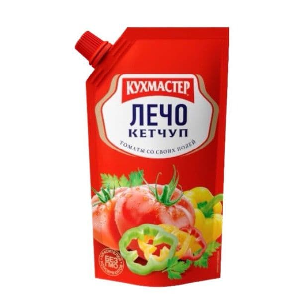 Кетчуп Лечо 260г д/п Кухмастер*20