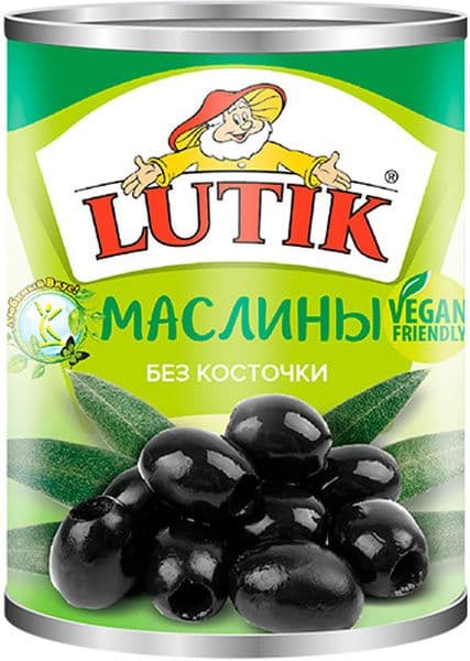 Маслины Лютик б/к 280мл ж/б