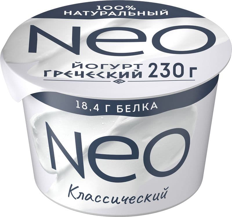 Йогурт НЕО греческий 2% 230г