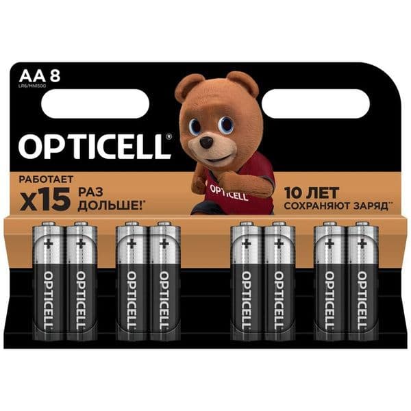 Батарейки Oптиселл  Basic AA 8шт