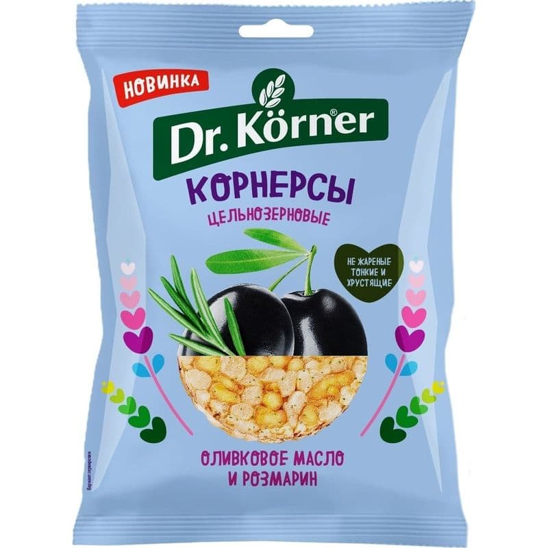 Чипсы Корнер кукурузно-рисовые с оливком маслом и розмарином 50г