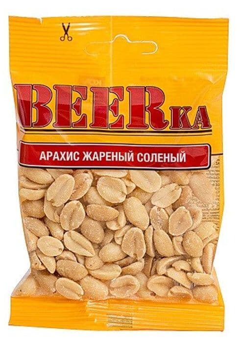 Арахис Бирка 30г жареный соленый
