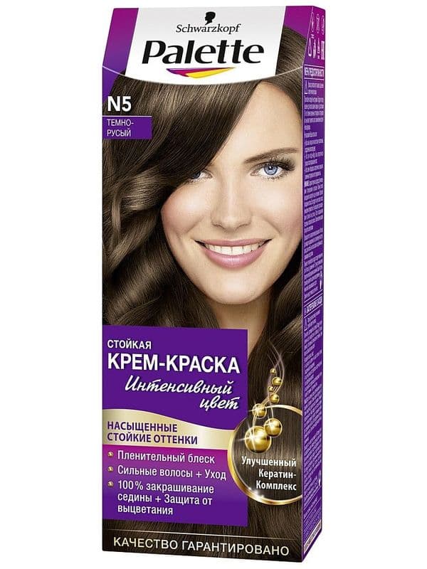 ПАЛЕТТЕ краска для вол.N5 темн.русый