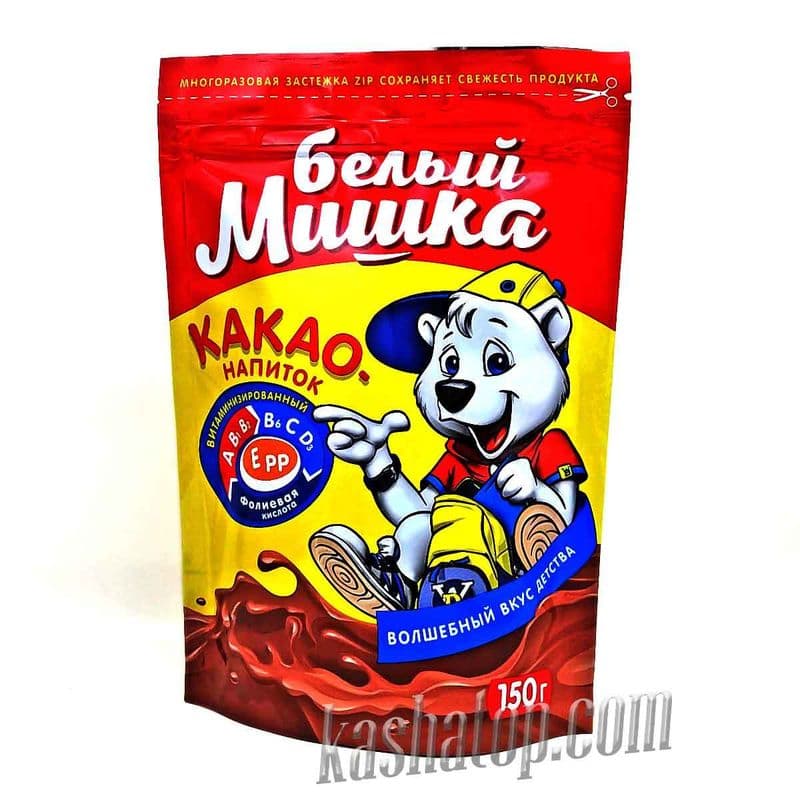 Какао Белый мишка 150г м/у