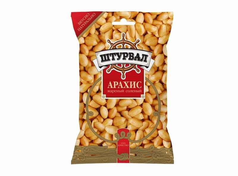 Арахис Бирка 90г жареный соленый
