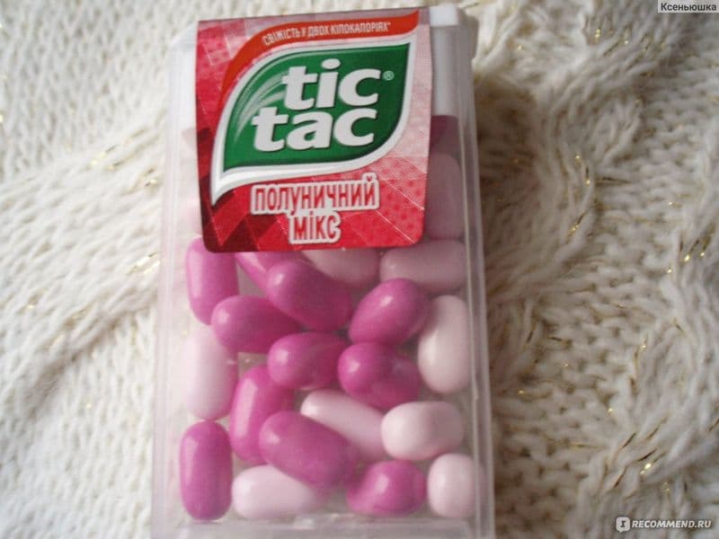 Драже Тик Так Клубника 16г*24
