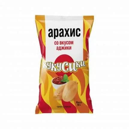 Арахис Кукусики жареный со вкусом аджики 50г м/у