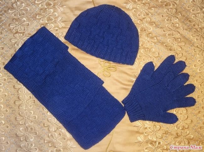 Комплект ваф.для муж.белый БШ 32065